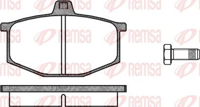 Remsa 0060.00 - Set placute frana,frana disc aaoparts.ro