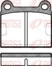 Remsa 0006.60 - Set placute frana,frana disc aaoparts.ro