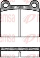 Remsa 0006.00 - Set placute frana,frana disc aaoparts.ro