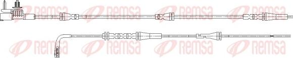 Remsa 001184 - Senzor de avertizare,uzura placute de frana aaoparts.ro