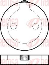 Remsa 0089.00 - Set placute frana,frana disc aaoparts.ro