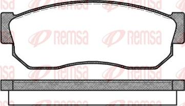 Remsa 0149.10 - Set placute frana,frana disc aaoparts.ro