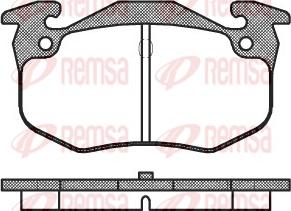 Remsa 0144.60 - Set placute frana,frana disc aaoparts.ro