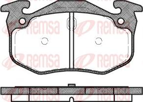 Remsa 0144.06 - Set placute frana,frana disc aaoparts.ro
