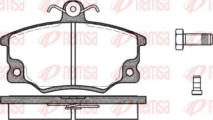 Remsa 0146.14 - Set placute frana,frana disc aaoparts.ro