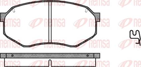 Remsa 0148.14 - Set placute frana,frana disc aaoparts.ro