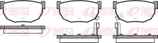 Remsa 0151.02 - Set placute frana,frana disc aaoparts.ro