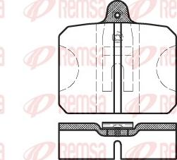 Remsa 0118.10 - Set placute frana,frana disc aaoparts.ro