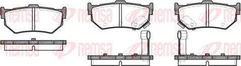 Remsa 0183.02 - Set placute frana,frana disc aaoparts.ro