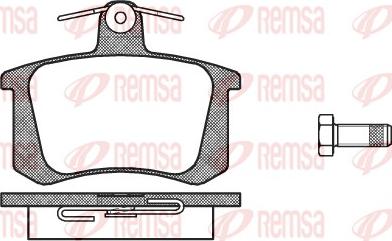 Remsa 0135.20 - Set placute frana,frana disc aaoparts.ro