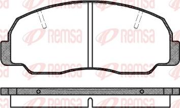 Daihatsu 449187603 - Set placute frana,frana disc aaoparts.ro