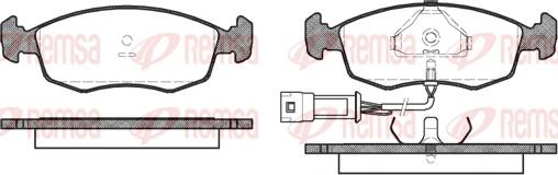Remsa 0172.02 - Set placute frana,frana disc aaoparts.ro