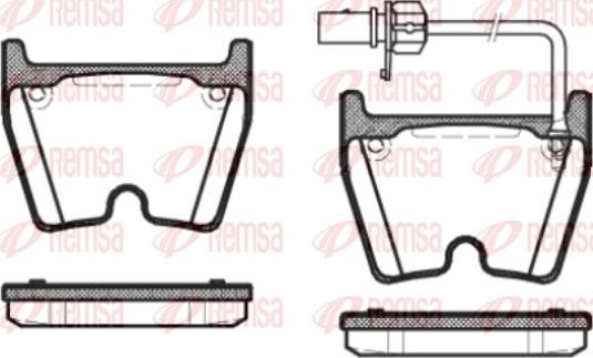 Remsa 0896.01 - Set placute frana,frana disc aaoparts.ro
