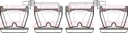 Remsa 0896.02 - Set placute frana,frana disc aaoparts.ro