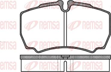 Remsa 0849.00 - Set placute frana,frana disc aaoparts.ro