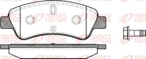Remsa 0840.10 - Set placute frana,frana disc aaoparts.ro