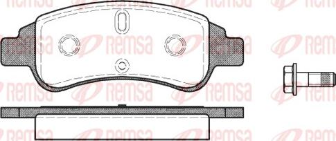 Remsa 0840.30 - Set placute frana,frana disc aaoparts.ro
