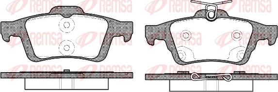Remsa 0842.70 - Set placute frana,frana disc aaoparts.ro