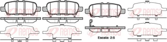 Remsa 0876.41 - Set placute frana,frana disc aaoparts.ro