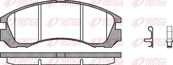 Remsa 0354.32 - Set placute frana,frana disc aaoparts.ro