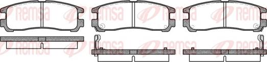 Remsa 0291.02 - Set placute frana,frana disc aaoparts.ro