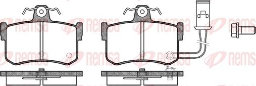 Remsa 0251.01 - Set placute frana,frana disc aaoparts.ro
