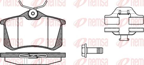 Remsa 0263.03 - Set placute frana,frana disc aaoparts.ro