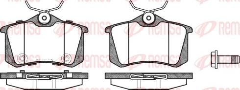 Remsa 0263.74 - Set placute frana,frana disc aaoparts.ro
