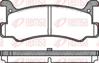 Remsa 0213.00 - Set placute frana,frana disc aaoparts.ro