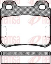 Remsa 0282.00 - Set placute frana,frana disc aaoparts.ro