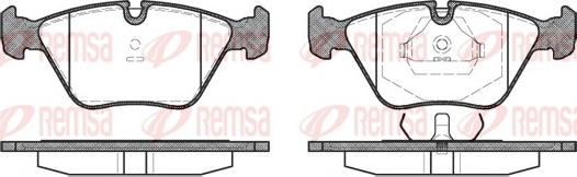 Remsa 0270.00 - Set placute frana,frana disc aaoparts.ro