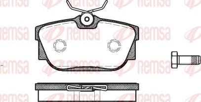 Remsa 0767.00 - Set placute frana,frana disc aaoparts.ro