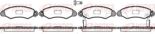 Remsa 0702.02 - Set placute frana,frana disc aaoparts.ro