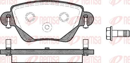 FORD (CHANGAN) 1213632 - Set placute frana,frana disc aaoparts.ro