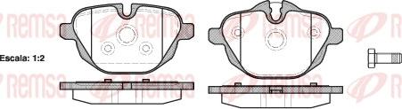 Remsa 1421.00 - Set placute frana,frana disc aaoparts.ro