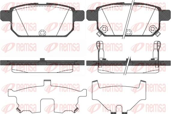Remsa 1471.02 - Set placute frana,frana disc aaoparts.ro