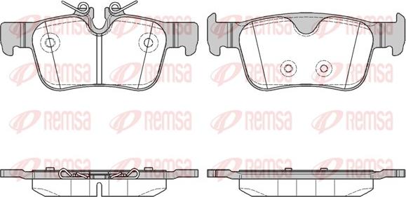 Remsa 1551.10 - Set placute frana,frana disc aaoparts.ro