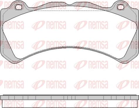 Remsa 1502.10 - Set placute frana,frana disc aaoparts.ro