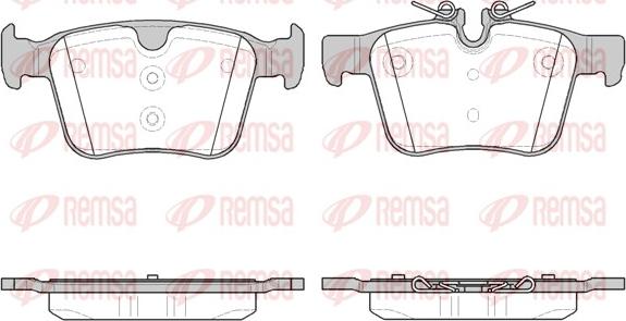 Remsa 1516.40 - Set placute frana,frana disc aaoparts.ro