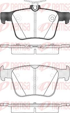 Remsa 1516.10 - Set placute frana,frana disc aaoparts.ro
