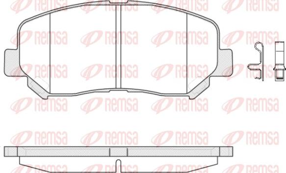 Remsa 1513.02 - Set placute frana,frana disc aaoparts.ro