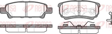 Remsa 1051.02 - Set placute frana,frana disc aaoparts.ro