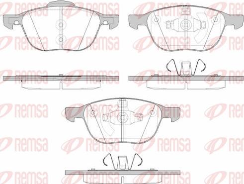 Remsa 1082.15 - Set placute frana,frana disc aaoparts.ro