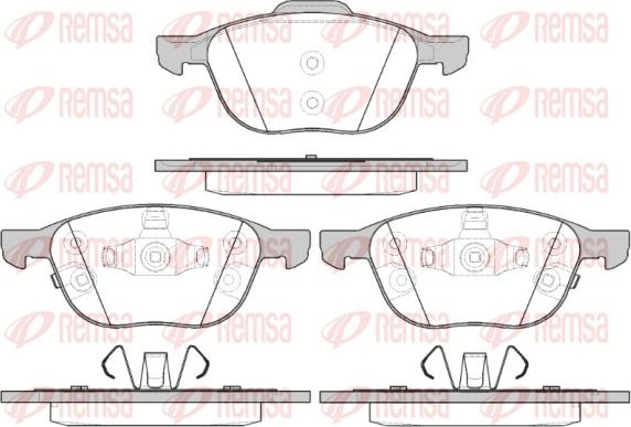 Remsa 1082.12 - Set placute frana,frana disc aaoparts.ro
