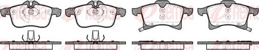 Remsa 1036.02 - Set placute frana,frana disc aaoparts.ro