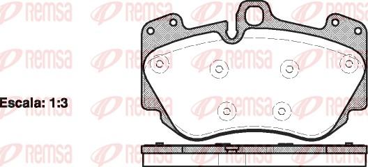 Remsa 1140.10 - Set placute frana,frana disc aaoparts.ro