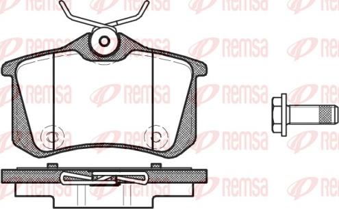 Remsa 1391.10 - Set placute frana,frana disc aaoparts.ro