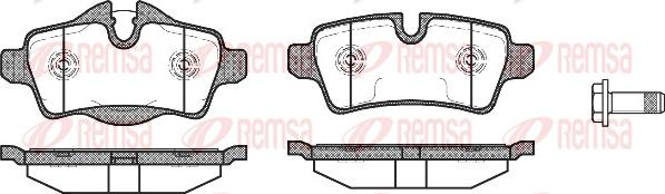 Remsa 1344.00 - Set placute frana,frana disc aaoparts.ro