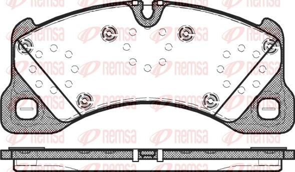 Remsa 1345.00 - Set placute frana,frana disc aaoparts.ro
