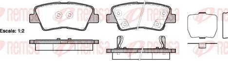 Remsa 1362.02 - Set placute frana,frana disc aaoparts.ro